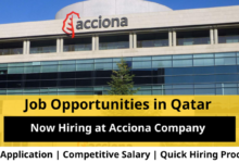 Jobs at Acciona Company in Qatar