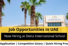 Jobs at Deira International School in UAE
