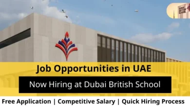 Jobs at Dubai British School in UAE