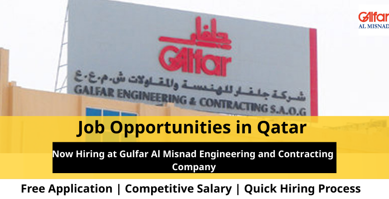 Jobs at Gulfar Al Misnad Engineering in Qatar