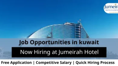 Jobs at Jumeirah Hotel in Kuwait