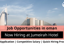 Jobs at Jumeirah Hotel in Oman