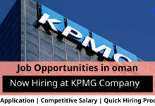 Jobs at KPMG Company in Oman