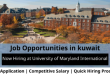 Jobs at Maryland International in Kuwait