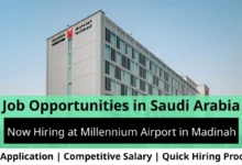 Jobs at Millennium Airport in Madinah in Saudi Arabia