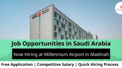 Jobs at Millennium Airport in Madinah in Saudi Arabia