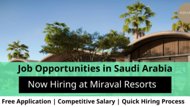 Jobs at Miraval Resorts in Saudi Arabia