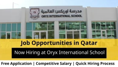 Jobs at Oryx International School in Qatar