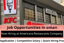 Jobs at Americana Restaurants in Oman