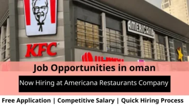 Jobs at Americana Restaurants in Oman