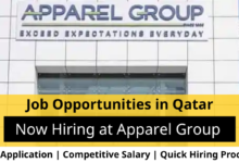Jobs at Apparel Group in Qatar