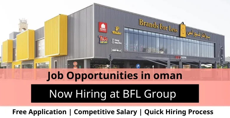 Jobs at BFL Group in Oman