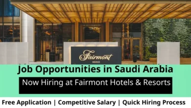 Jobs at Fairmont Hotels & Resorts in Saudi Arabia