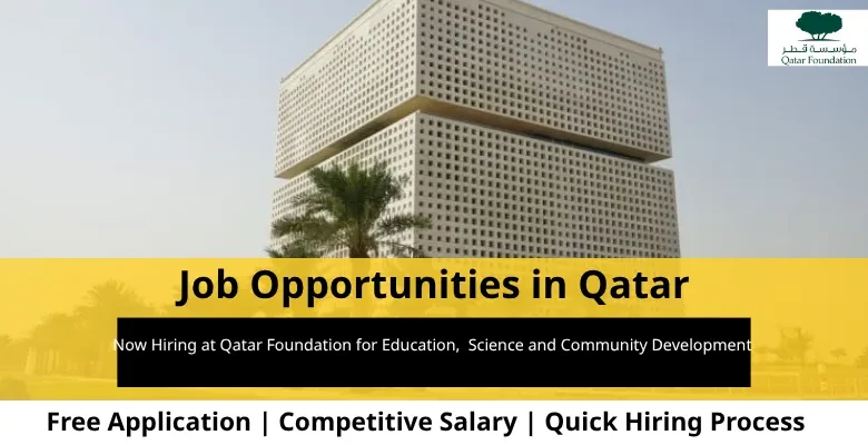 Jobs at Foundation for Education, Science and Community Development in Qatar
