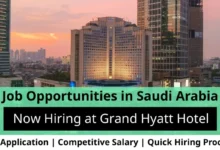 Jobs at Grand Hyatt in Saudi Arabia