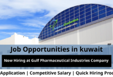 Jobs at Gulf Pharmaceutical Industries Company in Kuwait