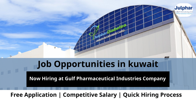 Jobs at Gulf Pharmaceutical Industries Company in Kuwait