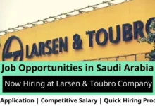 Jobs at Larsen & Toubro in Saudi Arabia