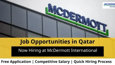 Jobs at McDermott International in Qatar