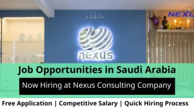 Jobs at Nexus Consulting in Saudi Arabia