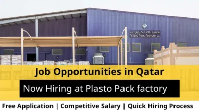 Jobs at Plasto Pack factory in Qatar