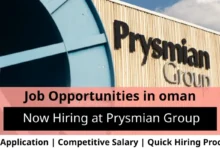 Jobs at Prysmian in Oman