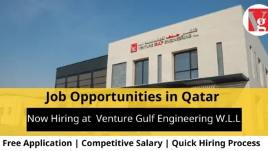 Jobs at Venture Gulf Engineering W.L.L in Qatar