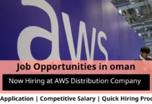 Jobs at AWS Distribution in Oman