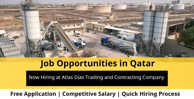 Jobs at Atlas Dias Trading in Qatar