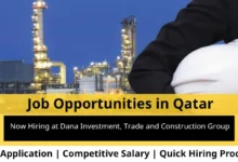 Jobs at Dana Investment in Qatar