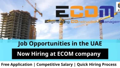 Jobs at ECOM company in the UAE