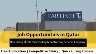 Jobs at Fab Tech Trading in Qatar