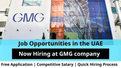 Jobs at GMG company in the UAE