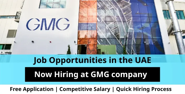 Jobs at GMG company in the UAE