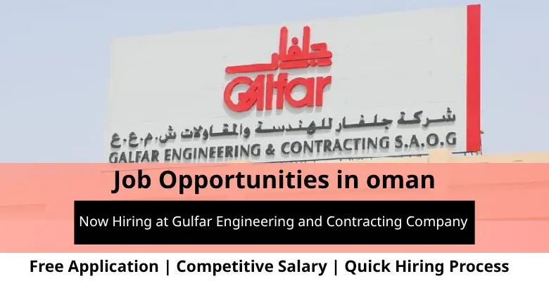 Jobs at Gulfar Engineering in Oman