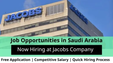 Jobs at Jacobs Company Arabia