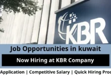 Jobs at KBR Company in Kuwait