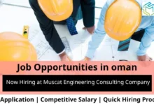Jobs at Muscat Engineering in Oman