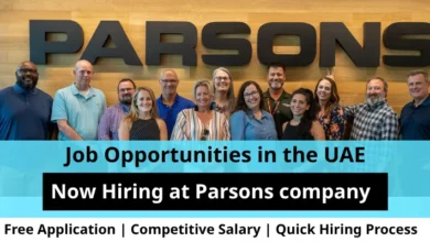 Jobs at Parsons company in the UAE