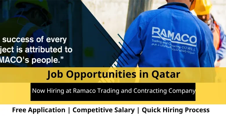 Jobs at Ramaco Trading in Qatar