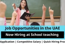 Jobs at School teaching in the UAE