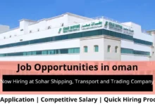 Jobs at Sohar Shipping in Oman