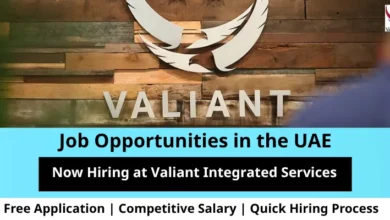 Jobs at Valiant Integrated in the UAE