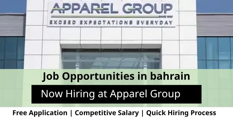 Jobs at Apparel Group in Bahrain