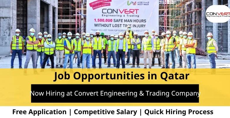 Jobs at Convert Engineering in Qatar