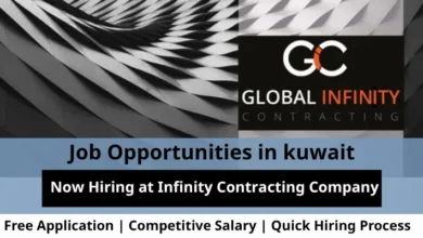 Jobs at Infinity Contracting in Kuwait