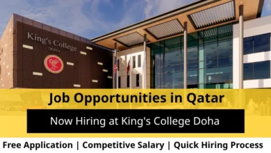 Jobs at King's College Doha in Qatar