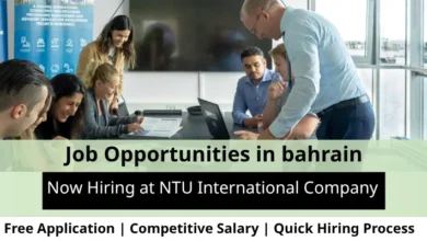 Jobs at NTU International in Bahrain