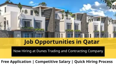 Jobs at Dunes Trading in Qatar