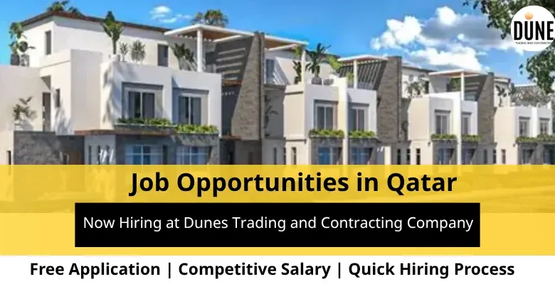 Jobs at Dunes Trading in Qatar